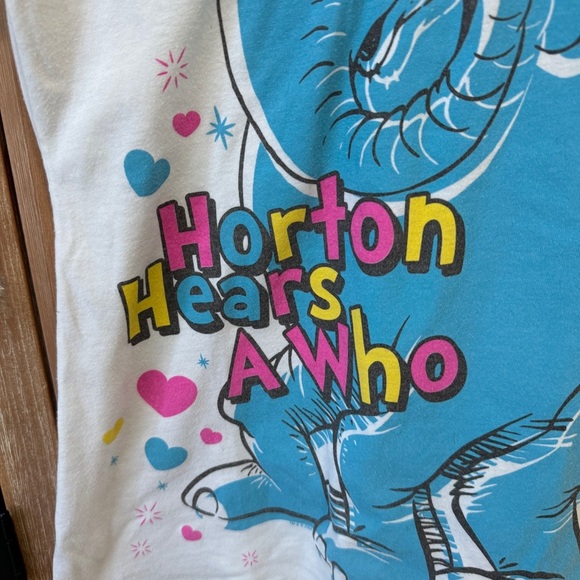 Y2K vintage Dr. Seuss Horton Hears a Who baby tee short sleeve graphic Tshirt - Picture 6 of 6